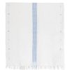 Deco & Linge De Maison Jamini | Serviette De Plage Jamdani Bleue