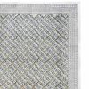 Deco & Linge De Maison Jamini | Tapis Coton Pahal Kaki Et Bleu Nuit