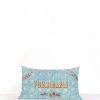 Deco & Linge De Maison Jamini | Housse De Coussin Bana Bleu Clair
