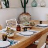 Linge De Table Jamini | Set De Table Rani Vert Pin